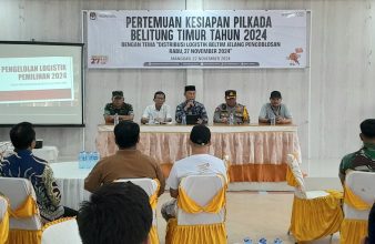 KPU Beltim Gelar Pertemuan Pendistribusian Logistik Pilkada 2024