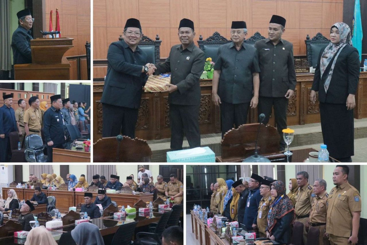 Wabup Efrianda Hadiri Rapat Paripurna DPRD Bangka Tengah, Sampaikan Tiga Raperda