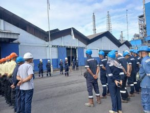 PT Timah Gencarkan Budaya K3 Melalui Apel Rutin di Wilayah Operasional