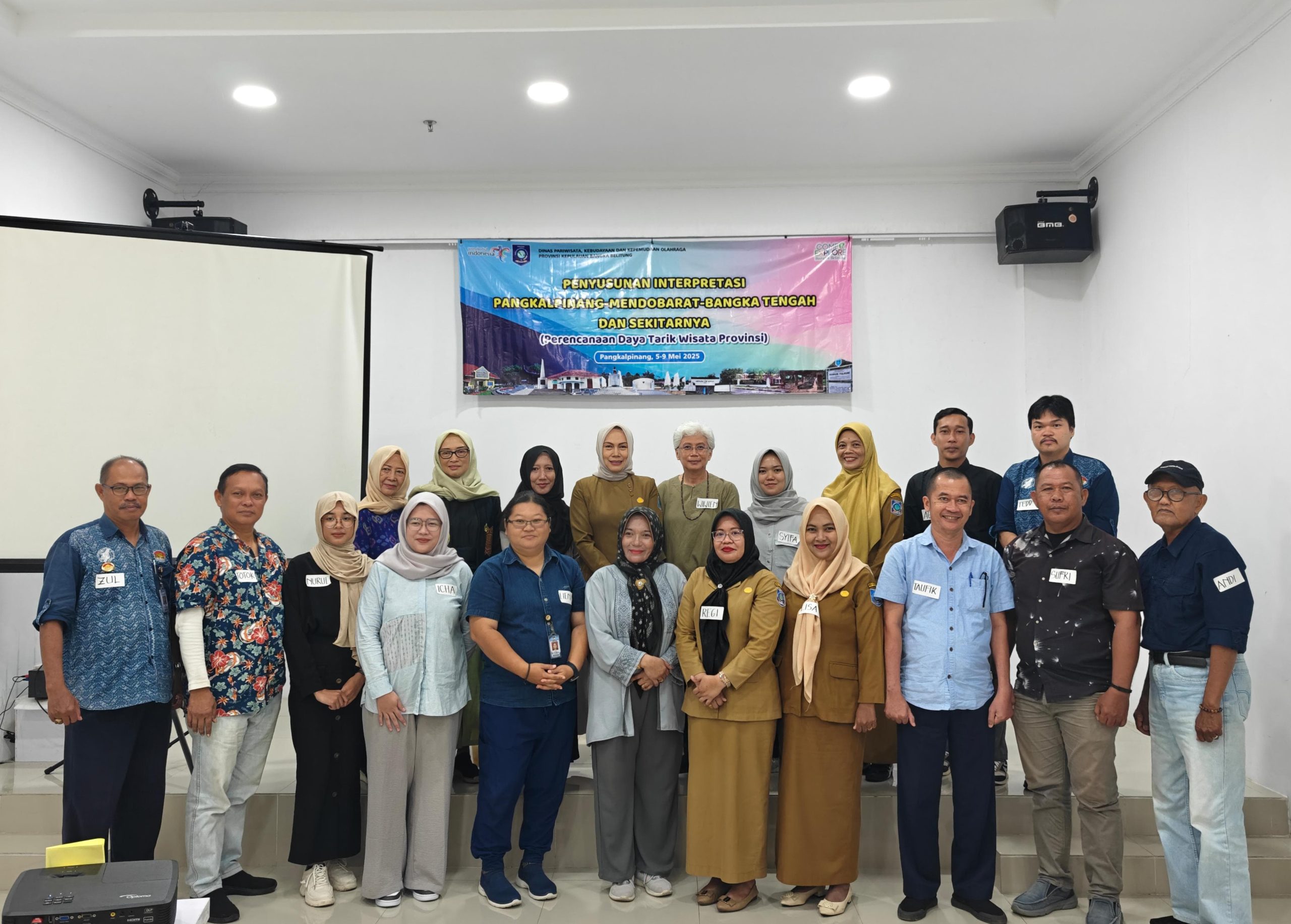 Pemprov Babel Dorong Penguatan Pariwisata Melalui Penyusunan Interpretasi Kawasan Strategis